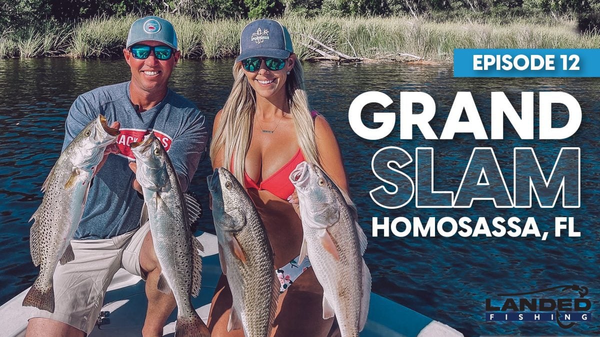 Homosassa Florida pesca de bajura Grand Slam EP12