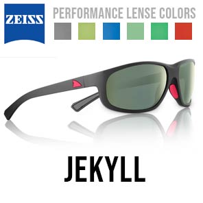Óculos de sol de pesca polarizados Jekyll Redfin
