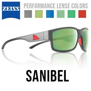 Óculos de sol de pesca polarizados Sanibel Redfin