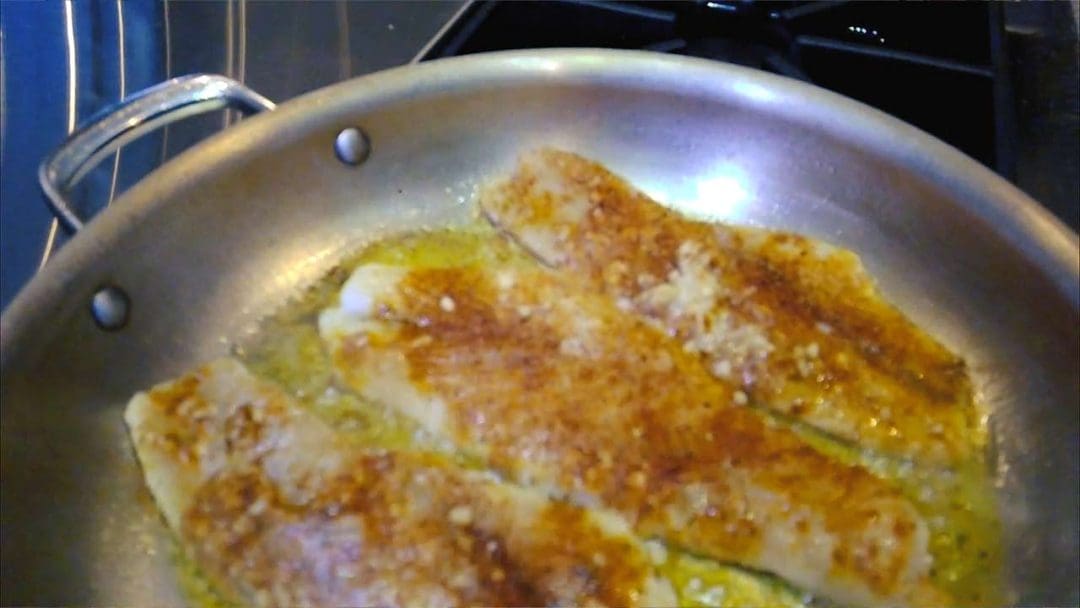 Cajun style, pan fried blackened Redfish