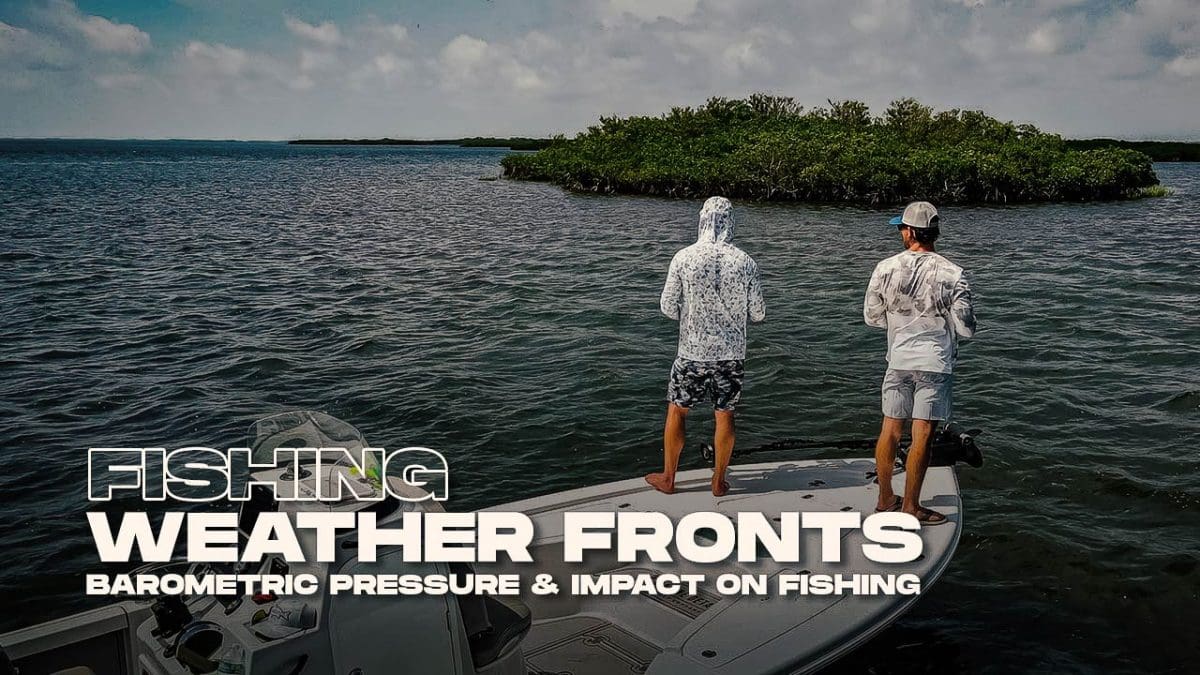 Pesca y clima: una guía de frentes y presión barométrica