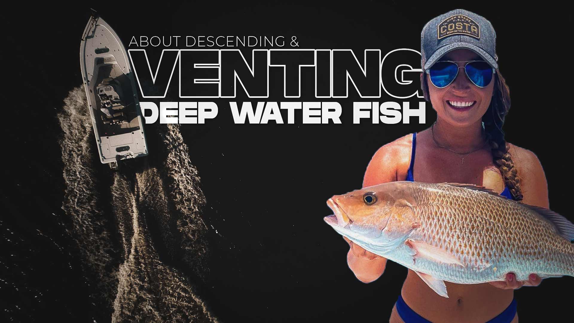 peces con ventilación descendente captura y liberación en aguas profundas