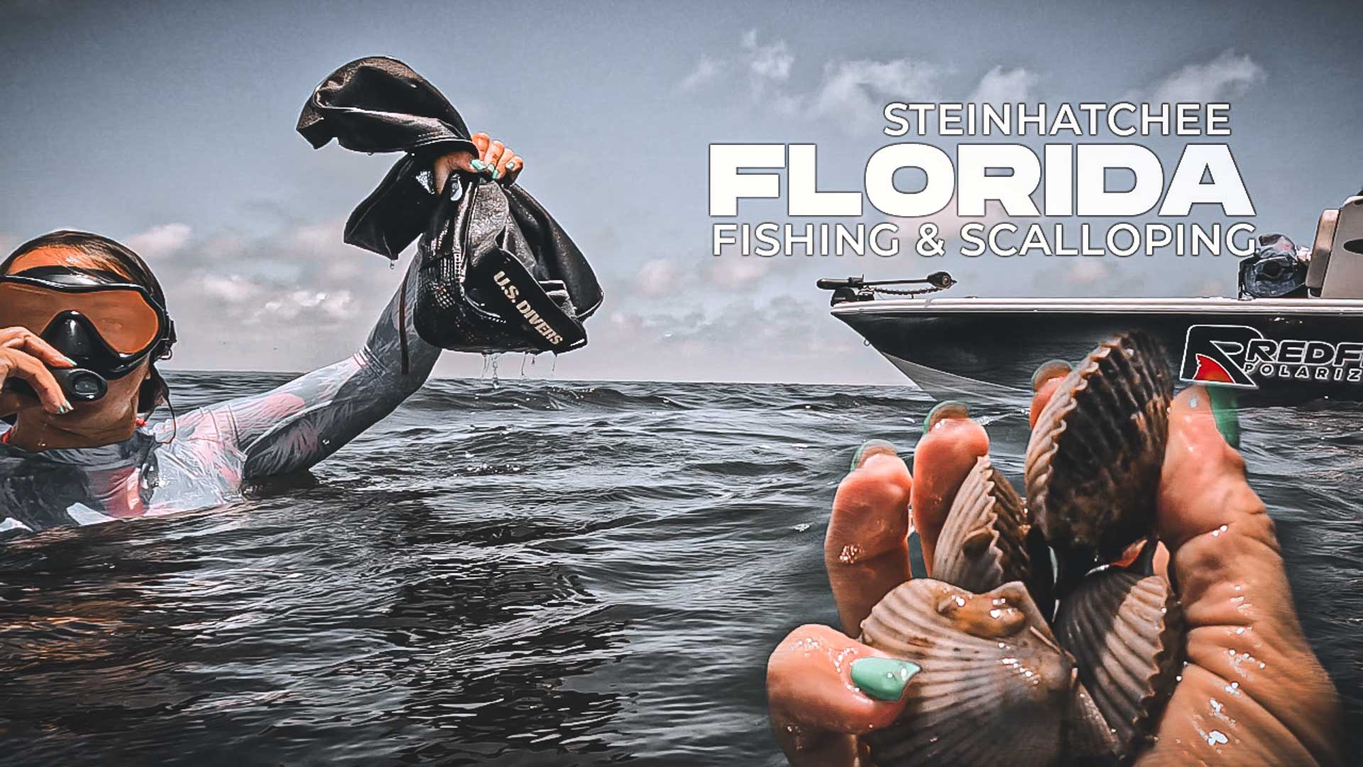 Steinhatchee Floride pêche scolloping côte du golfe destination pouce