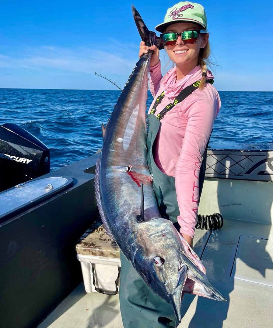 Captain Bailey Wahoo Fishing in the Gulf of Mexico