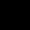 logotipo das cartas de pesca da Flórida preto