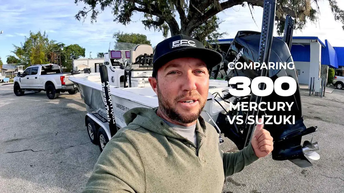 Comparação do motor de popa Mercury vs Suzuki Repower