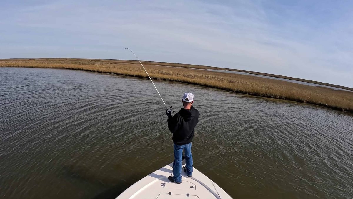 Pesca de gallineta nórdica Luisiana