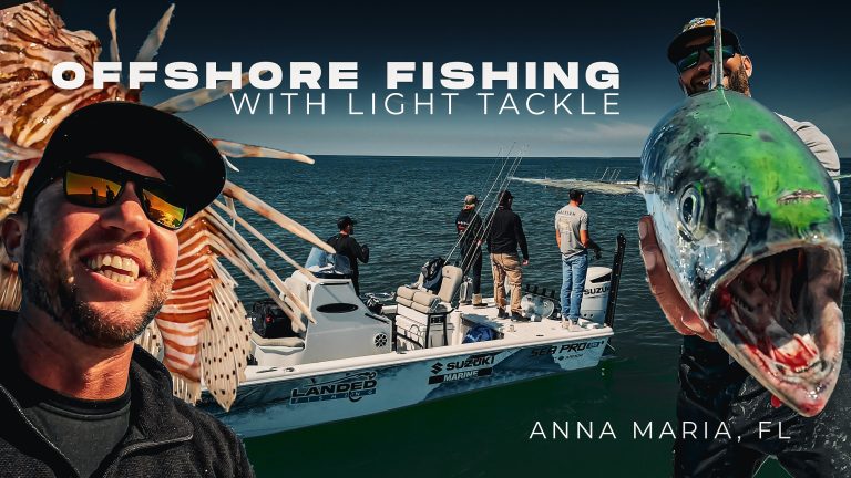 Offshore Fishing with Light Tackle Fishing Gear in the Gulf of Mexico