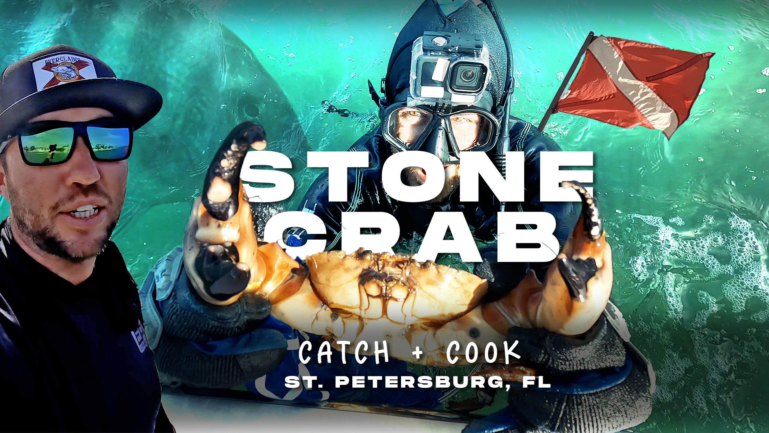 crabe pierre plongée en apnée à Saint-Pétersbourg en Floride attraper et cuisiner 2